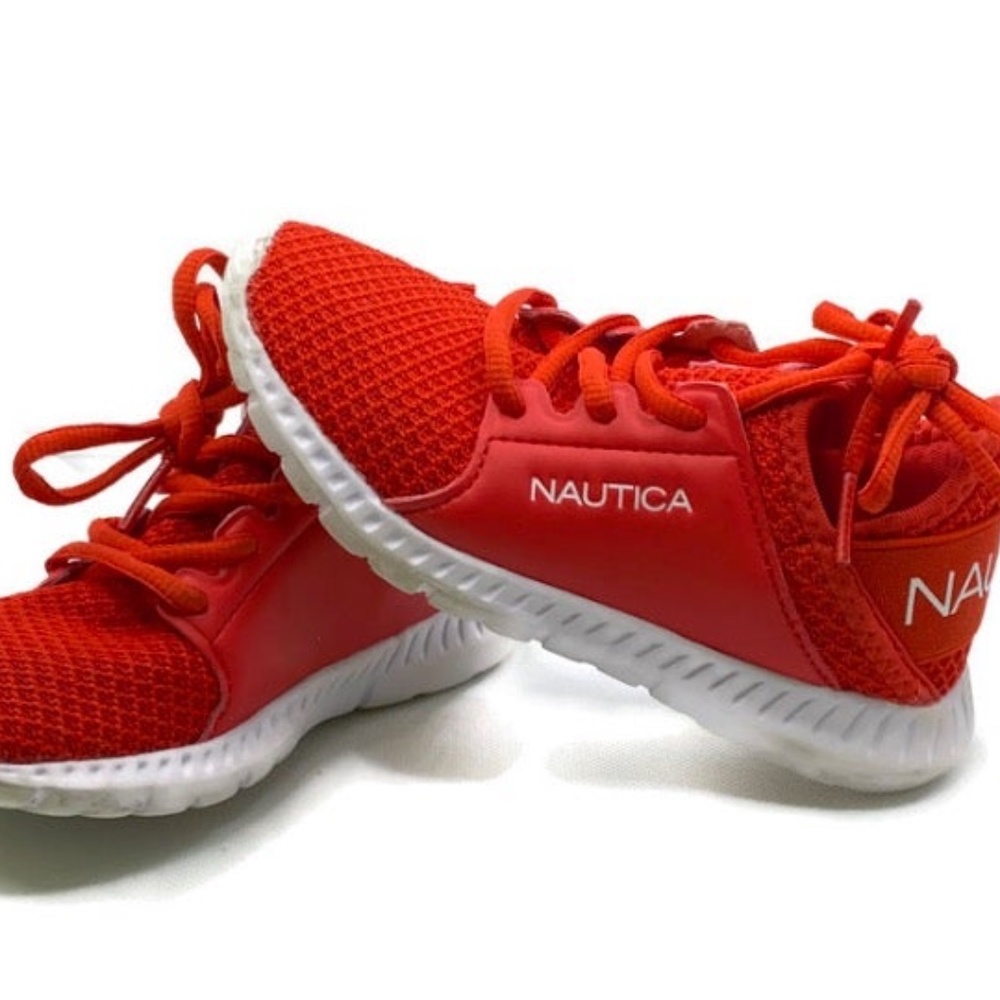 NAUTICA red sneakers boys size 11